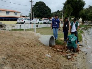 Inea e Meio Ambiente inspecionam drenagem em Jacaroá