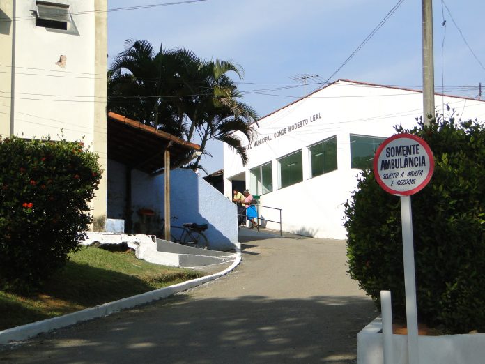 Imagem da fachada do Hospital Municipal Conde Modesto Leal