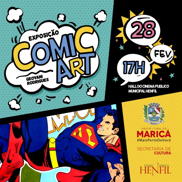 Exposição de quadrinhos será aberta nesta quarta-feira