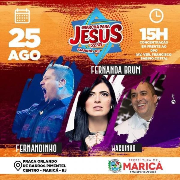 Maricá realiza 8º edição da “Marcha Para Jesus”