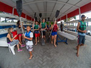 Projeto Navegar tem sua primeira aula na lagoa do Boqueirão