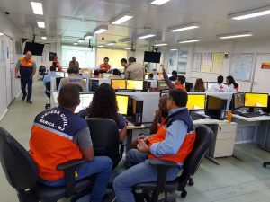 Defesa Civil participa de exercício de resposta a vazamento na Baía de Guanabara