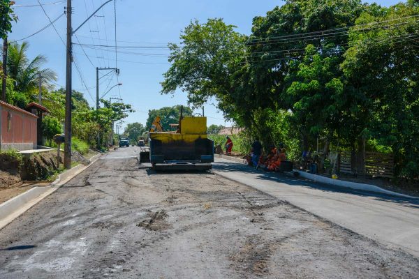 Último trecho da Avenida Dois de Itaipuaçu recebe pavimentação