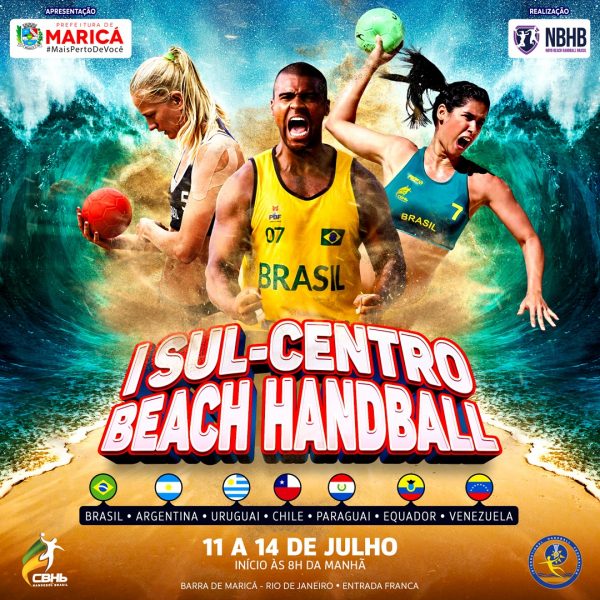 Maricá será a casa do handball de praia em julho