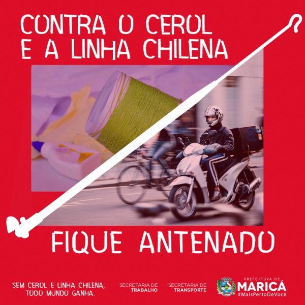 Campanha conscientiza contra uso do cerol e da linha chilena