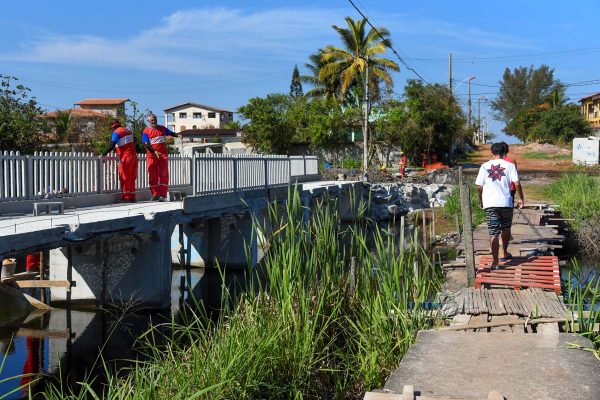 Avança construção de nova passarela do Canal da Costa, na antiga Rua 77 
