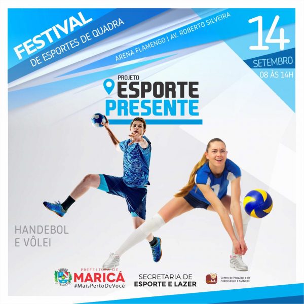“Festival de Esportes de Quadra” sábado na Arena Flamengo