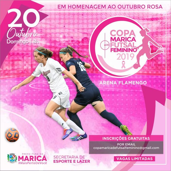 Domingo tem Copa Maricá de Futsal Feminino na Arena Flamengo