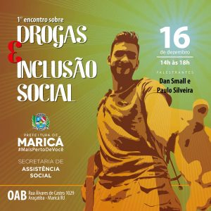 Assistência Social promoverá 1º encontro sobre Drogas e Inclusão Social