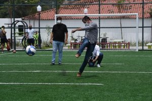 Prefeitura inaugura campo de futebol público em São Bento da Lagoa