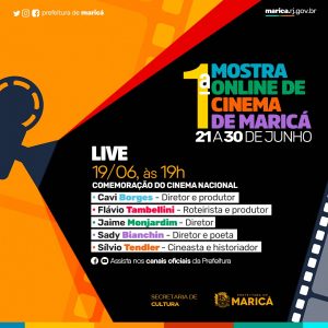 Cultura realiza live de abertura da I Mostra Online de Cinema de Maricá