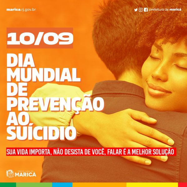 Setembro Amarelo: semana de ações de prevenção ao suicídio em Maricá
