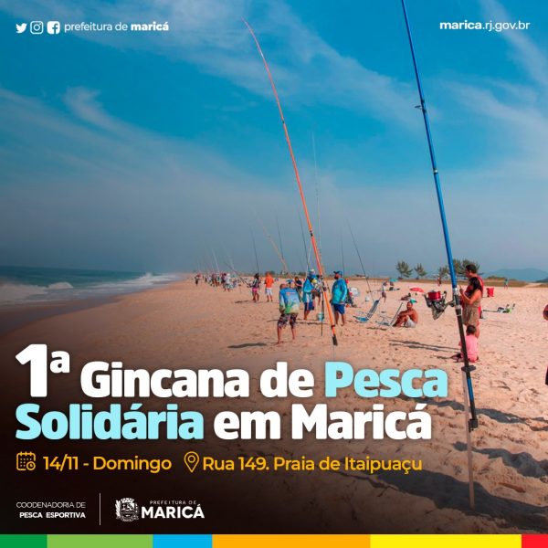 Maricá realiza 1º Gincana de Pesca Solidária em Itaipuaçu