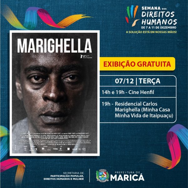 Prefeitura de Maricá exibe “Marighella” de graça para população
