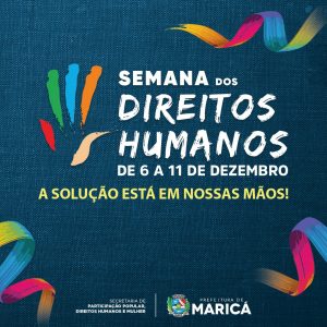 Prefeitura promove Semana dos Direitos Humanos entre os dias 06 e 11/12