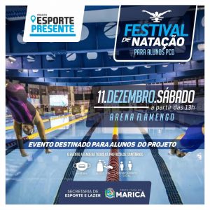 Prefeitura promove festival de natação para pessoas com deficiência