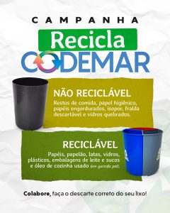 Codemar inicia projeto de reciclagem no aeroporto nesta sexta-feira (12/08)